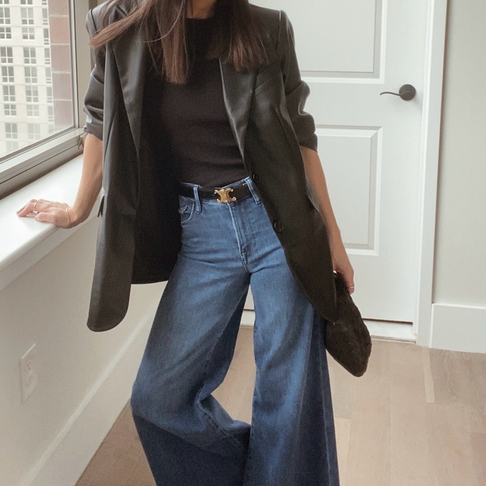 Frame Palazzo Wide Leg Jeans